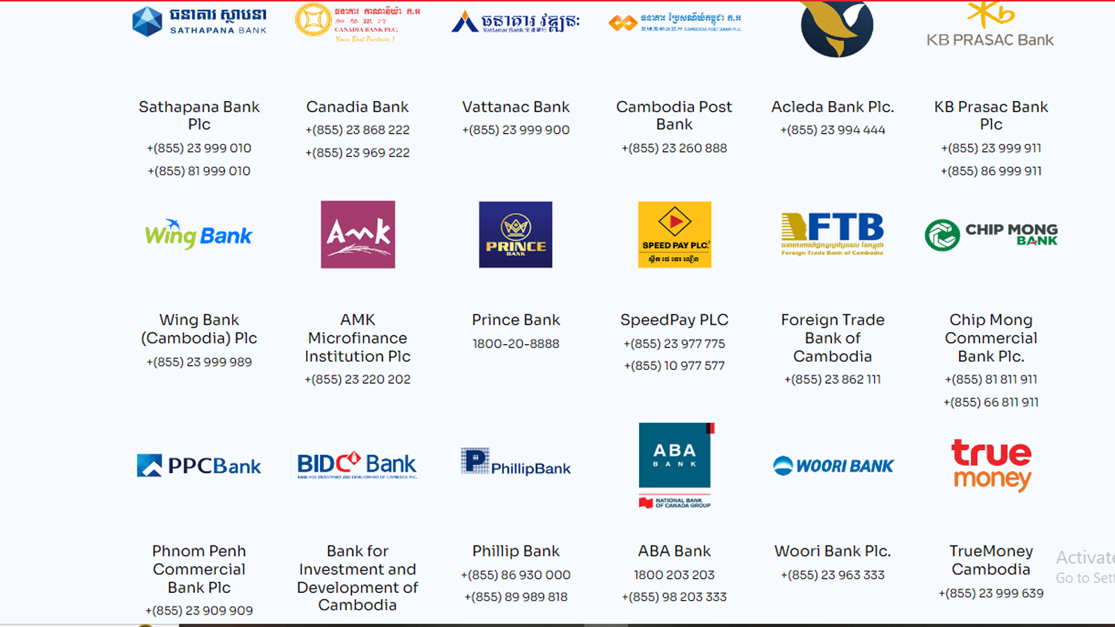 Bakong Application for traveller to pay by QR Code